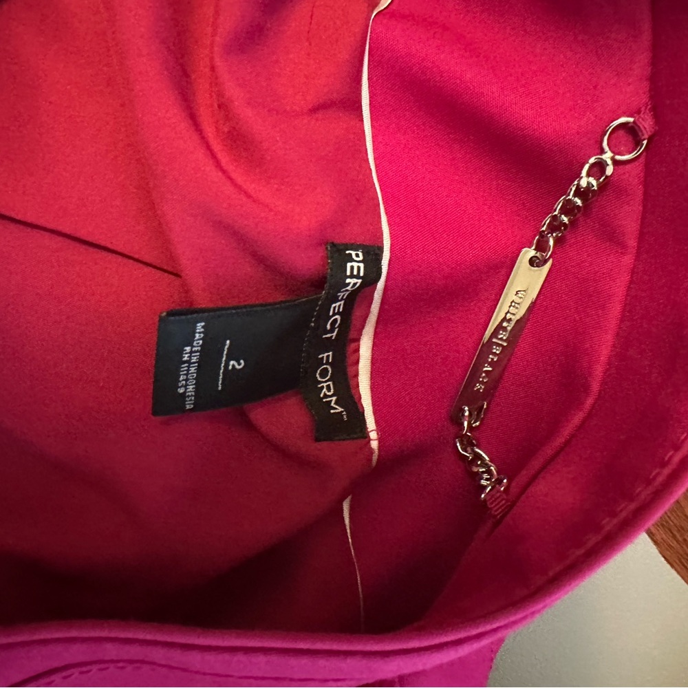 White House Black market blazer 2 Hot Pink Perfect Form Zip - Picture 4 of 9